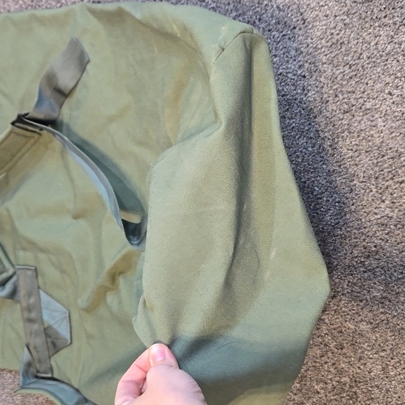 Bag Duffel Green Military Style - Picture 6 of 9